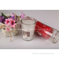 Home Decoration White Glass aromatherapy Scented Candles